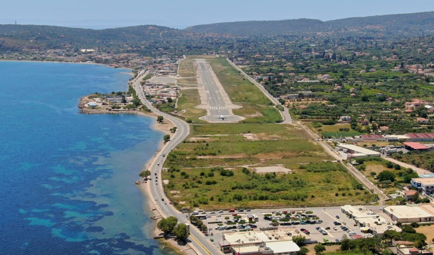 Αεροδρόμιο Χίου - Φωτογραφία από Drone του Politischios.gr
