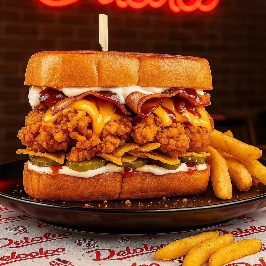 Το signature τηγανητό κοτόπουλο του Delooloo