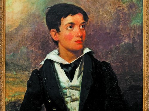 Προσωπογραφία του Γιώργου Σαρηγιάννη σε ηλικία 6 χρόνων.