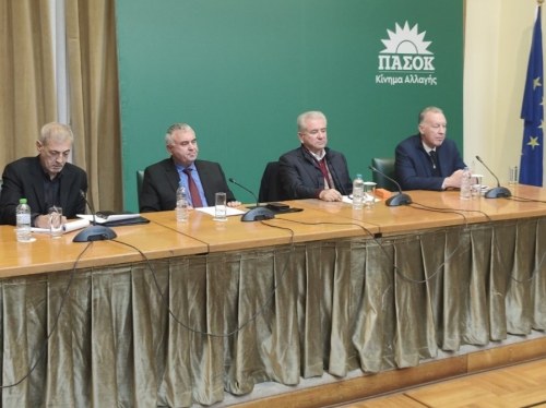 Το ΠΑΣΟΚ προσδιόρισε την λιμενική πολιτική του στο Εμπορικό και Βιομηχανικό Επιμελητήριο Πειραιά