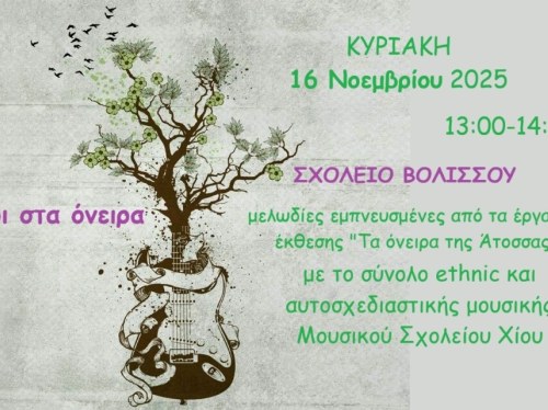 Μουσική παράσταση στη Βολισσό από το σύνολο Έθνικ και Αυτοσχεδιαστικής Μουσικής